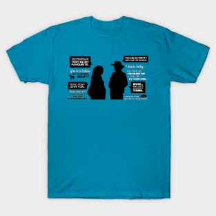 WayHaught Silhouette Quotes T-Shirt